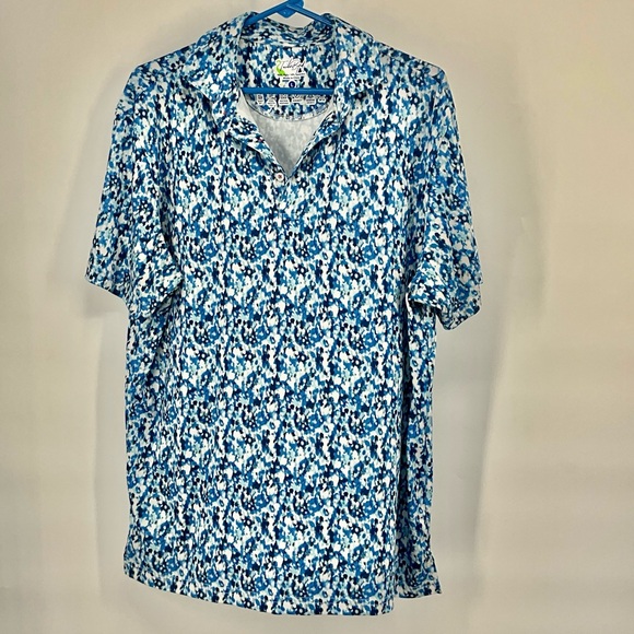 Tailorbyrd Other - Tailorbyrd Blue and White Casual Button Down Shirt L
